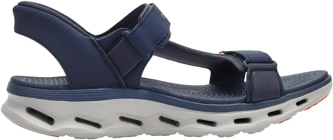 Спортивные сандалии Skechers Navy/Orange — фото 4