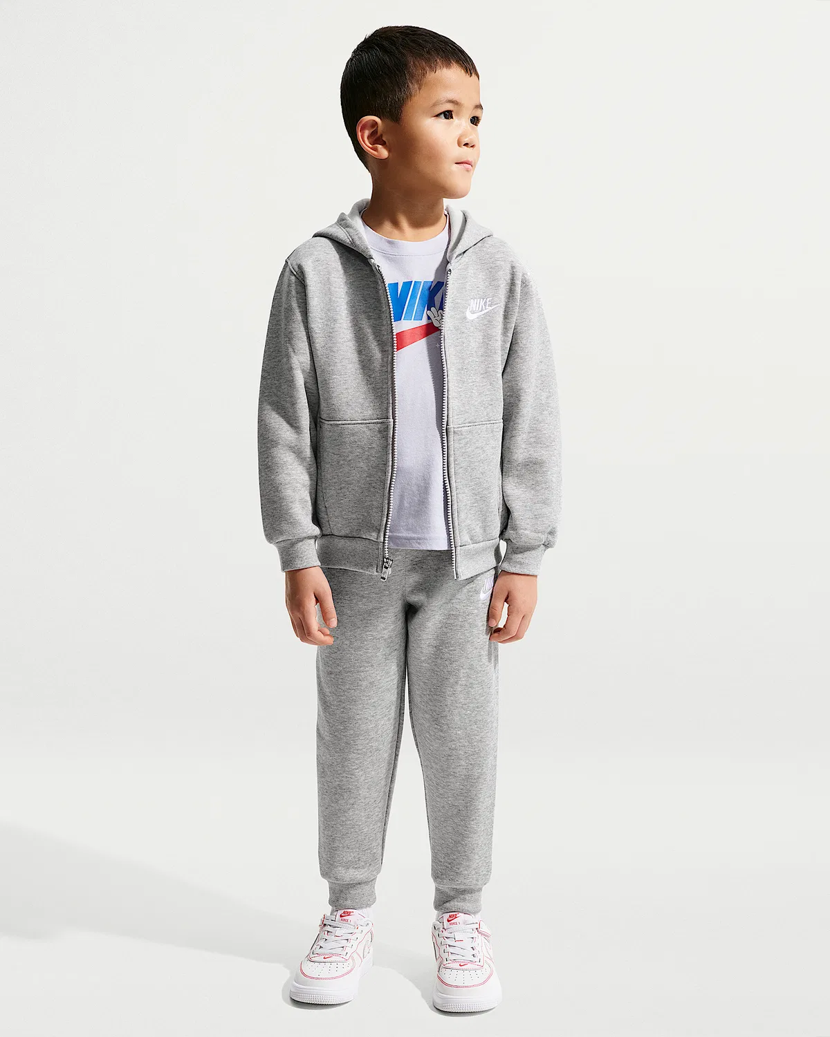 Детский комплект из 2 предметов Club Full-Zip Nike, Grey