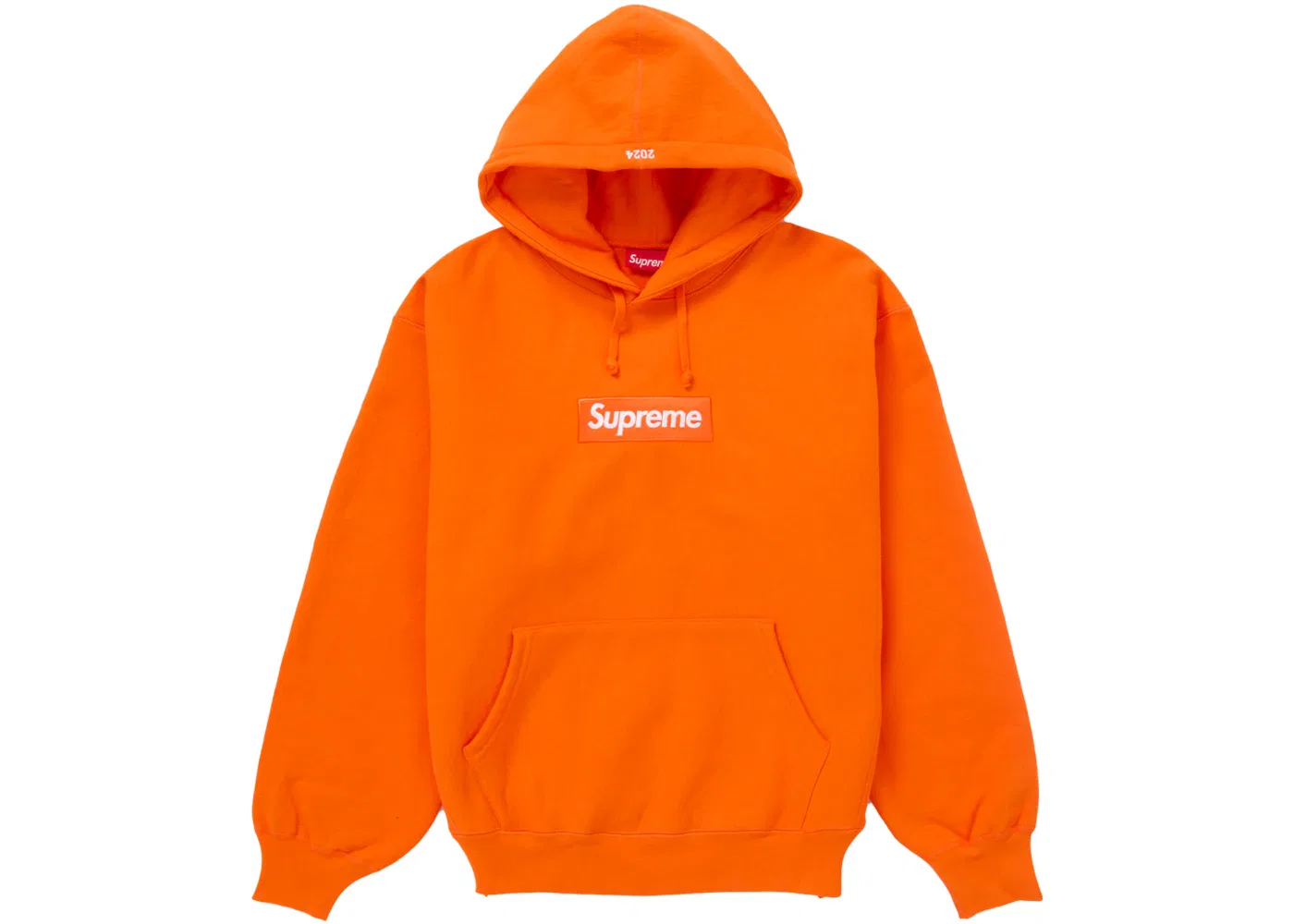 Мужская худи с принтом Supreme Sweatshirt (FW24), Dark Orange