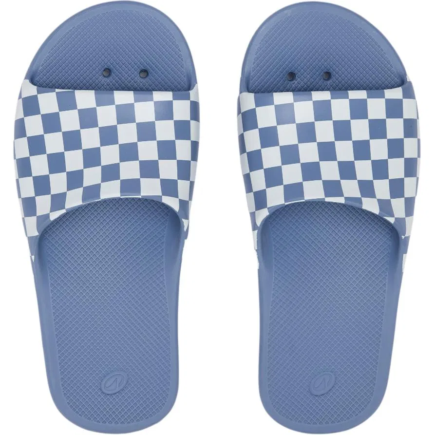 Детские домашние тапочки с нескользящей подошвой DECATHLON, Blue — фото 4