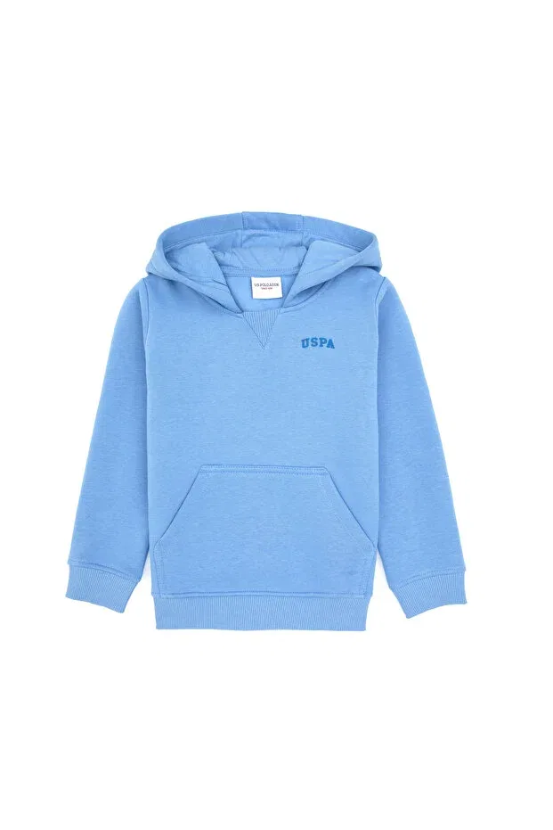 Детское худи для мальчиков с капюшоном U.S. Polo Assn., Light Blue