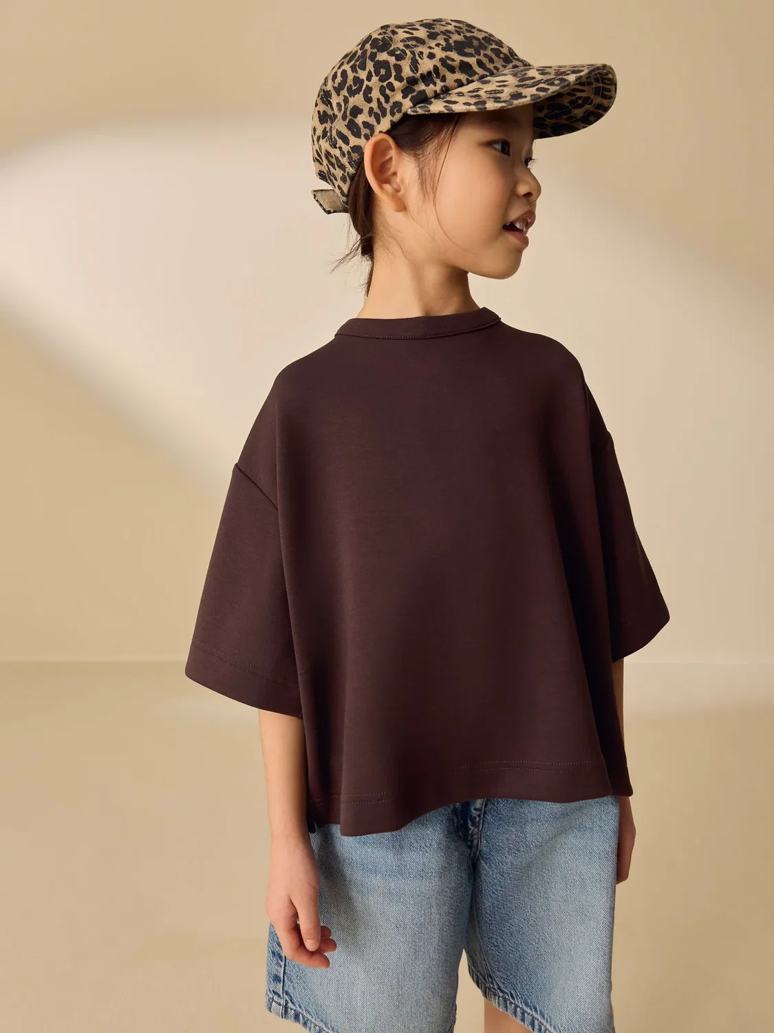 Футболка оверсайз Supersoft Next, шоколадный коричневый — фото 2
