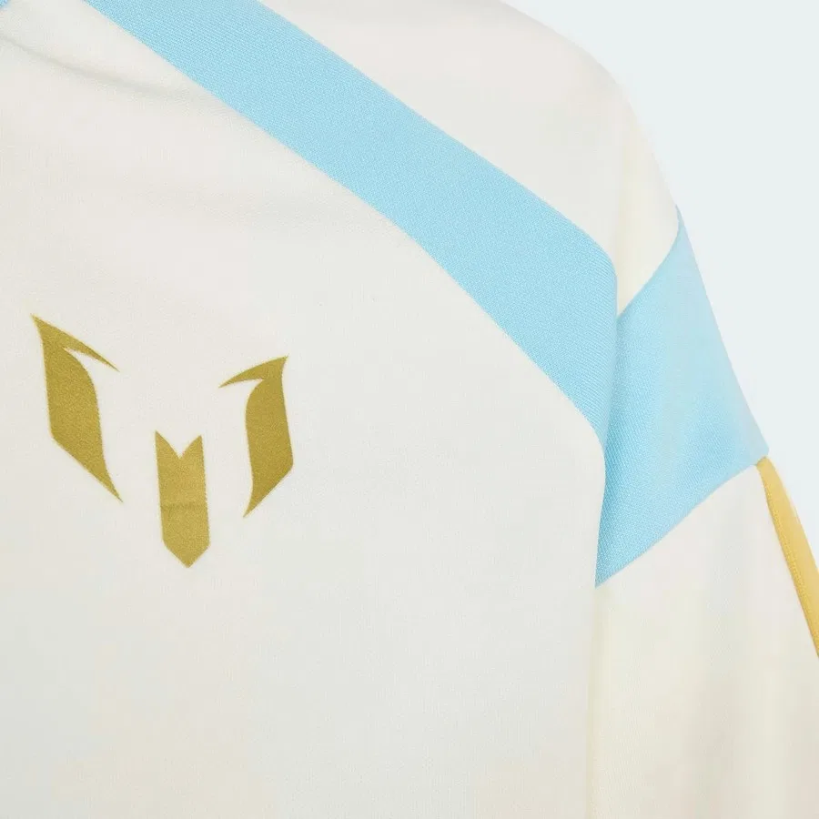 Детская футболка свободного кроя с круглым воротом Messi House Of Tiro adidas, Синий — фото 3