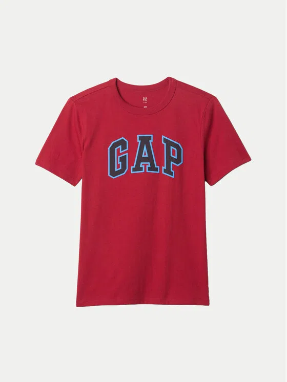 Футболка regular fit Gap, бордовый
