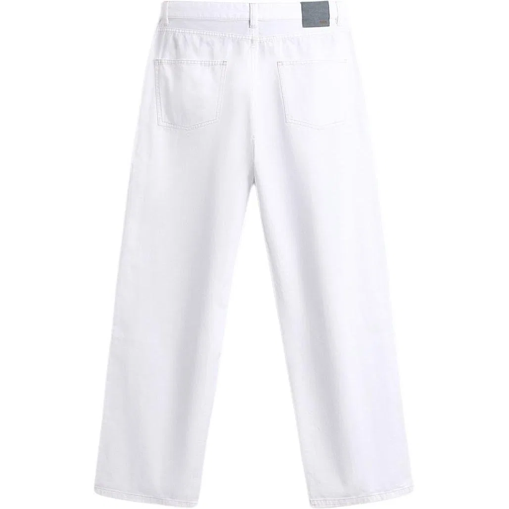 Мужские джинсы свободного кроя с широкими штанинами White ZARA, White — фото 3
