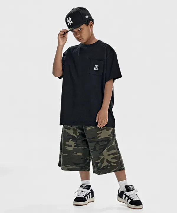 Футболка с карманом Giant Fit, Takeasy Kids, черный — фото 4
