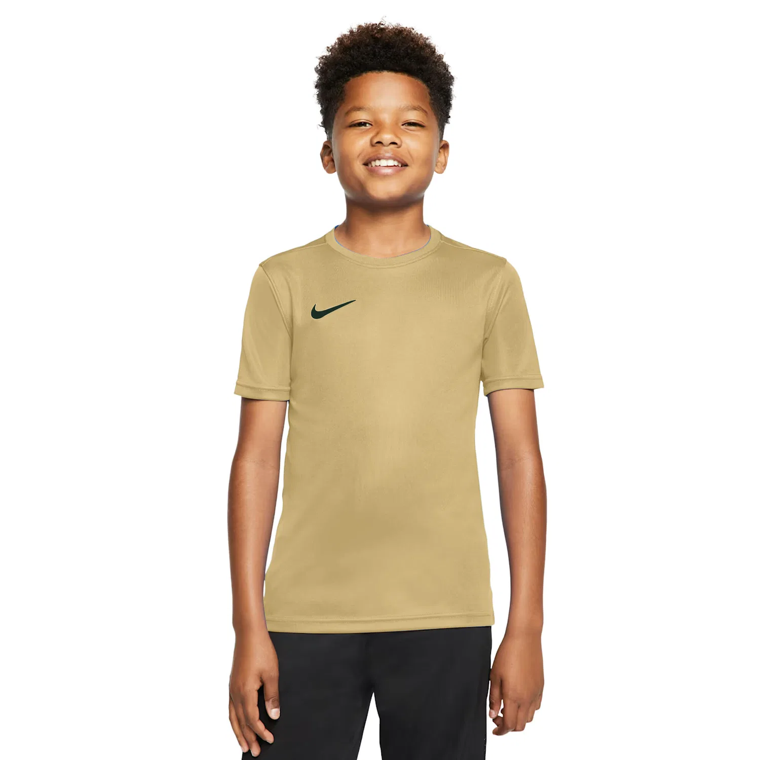 Детская футболка с коротким рукавом Park VII Nike, Beige Schwarz