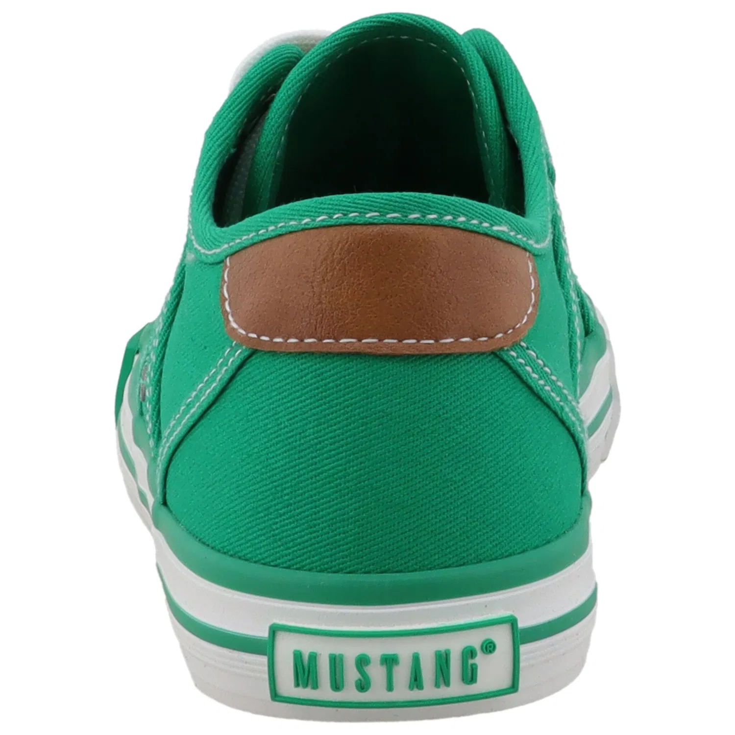 Детские кроссовки на шнуровке с контрастной отделкой Mustang Shoes, Green — фото 2