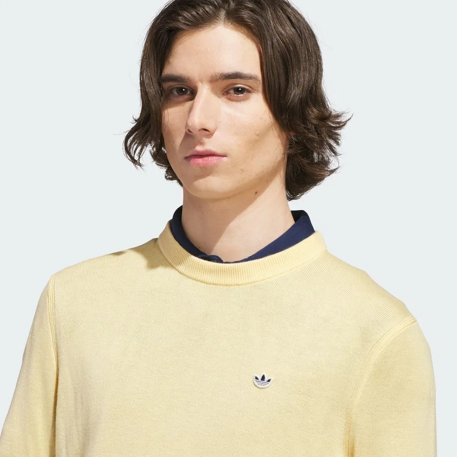 Свитер с длинным рукавом Performance Cashmere adidas, Светло-оранжевый — фото 4