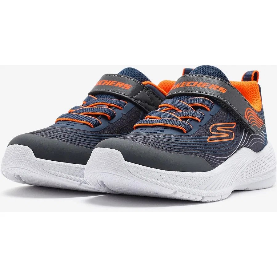 Кроссовки для мальчика Skechers Microspec Advance, Синий — фото 3