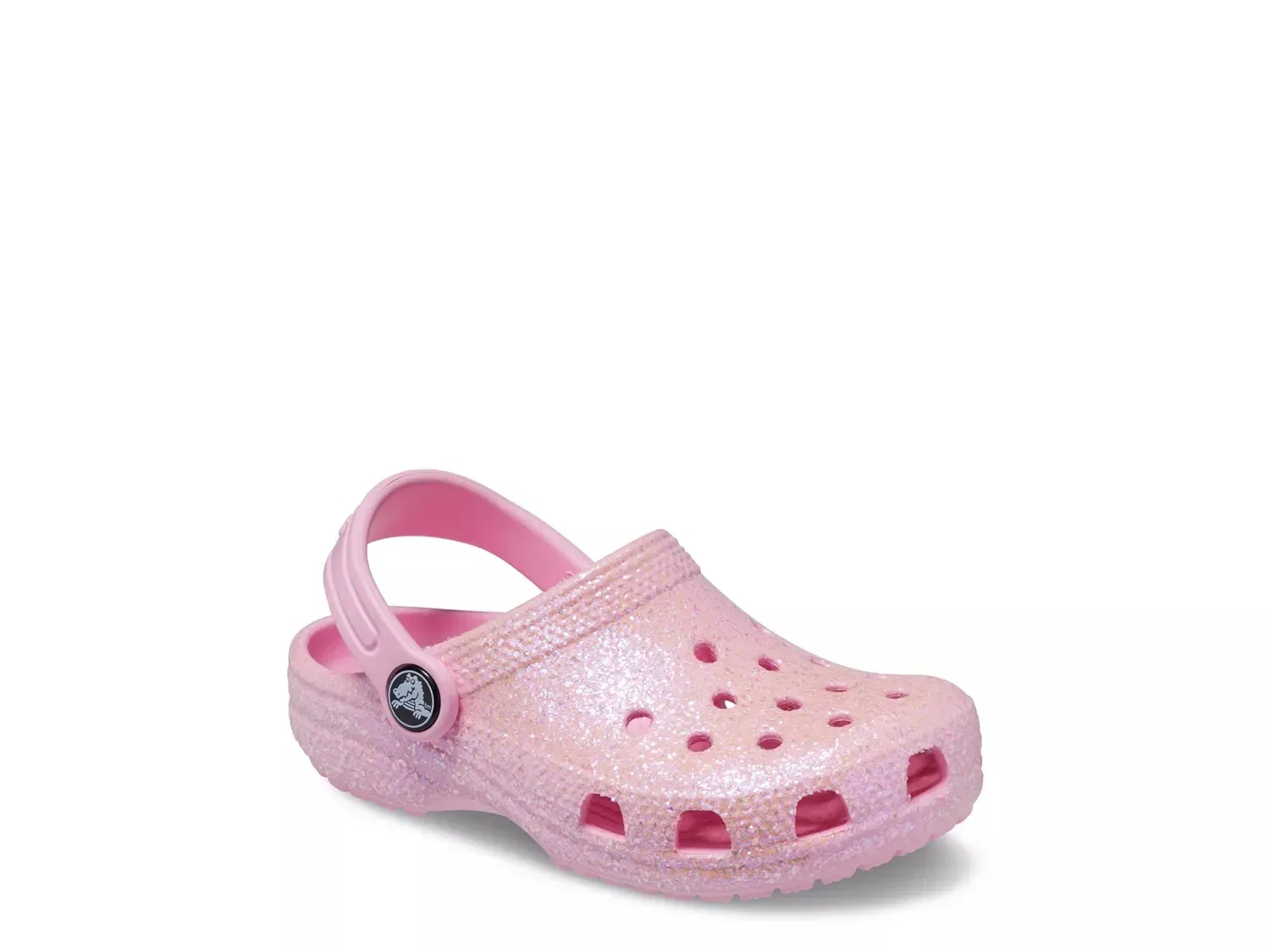 Сабо Glitter Clogs, детские, Crocs, светло-розовый