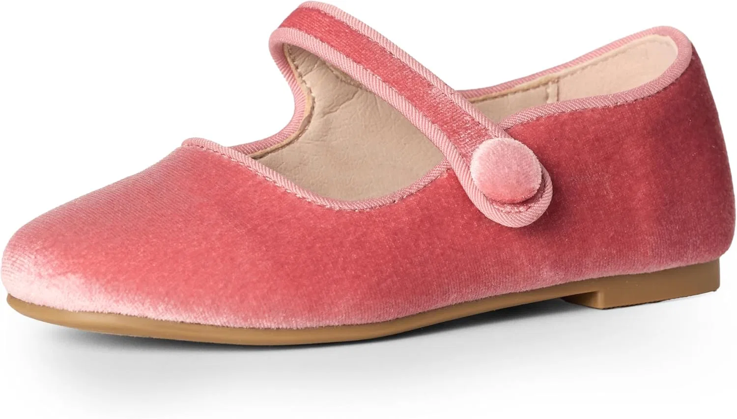 Детские балетки для девочек Mary Jane Ballet Flat Shoes Amazon Essentials, Pink