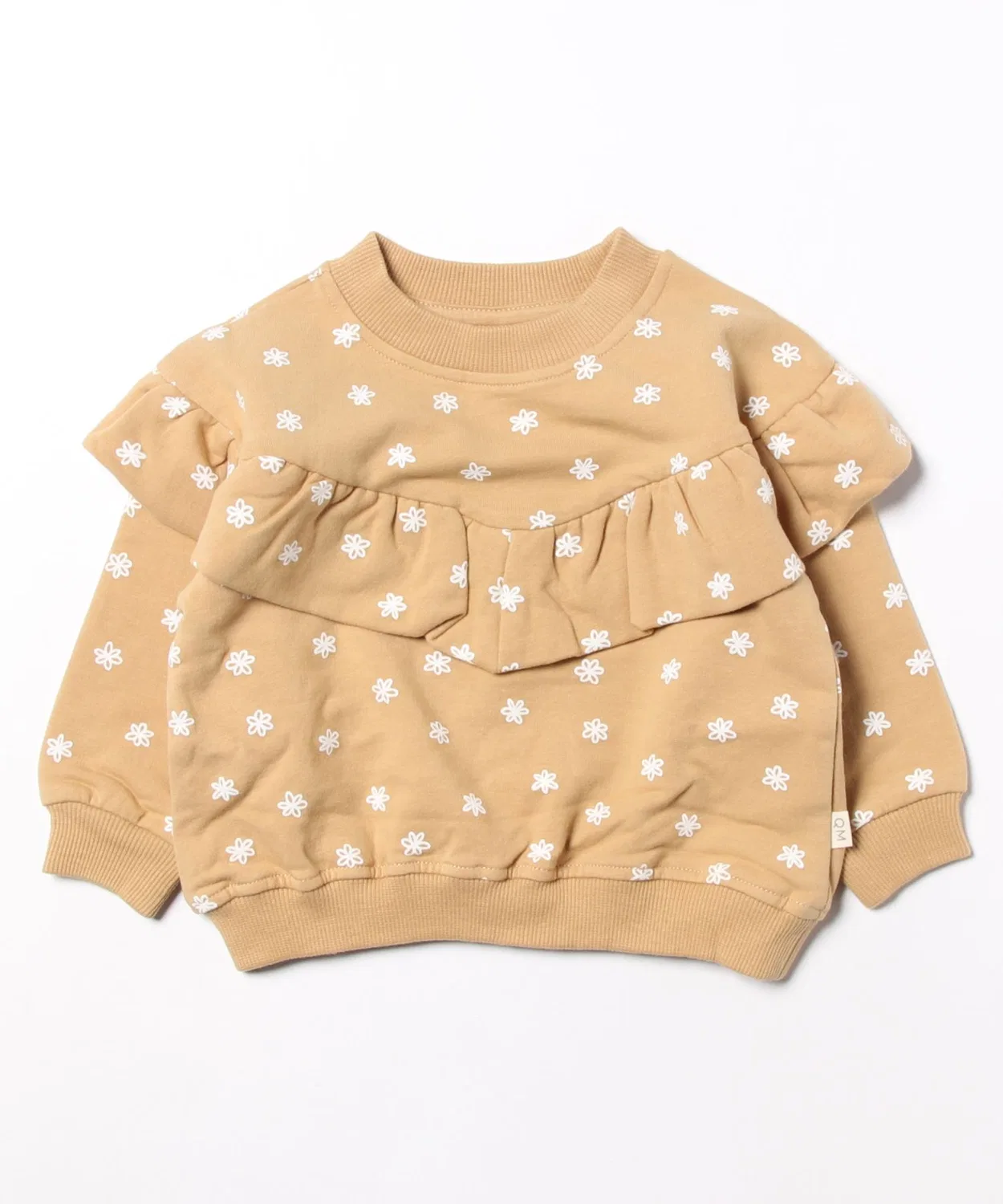 Детский свитшот из флиса с рюшами Daisy Quincy Mae, Yellow