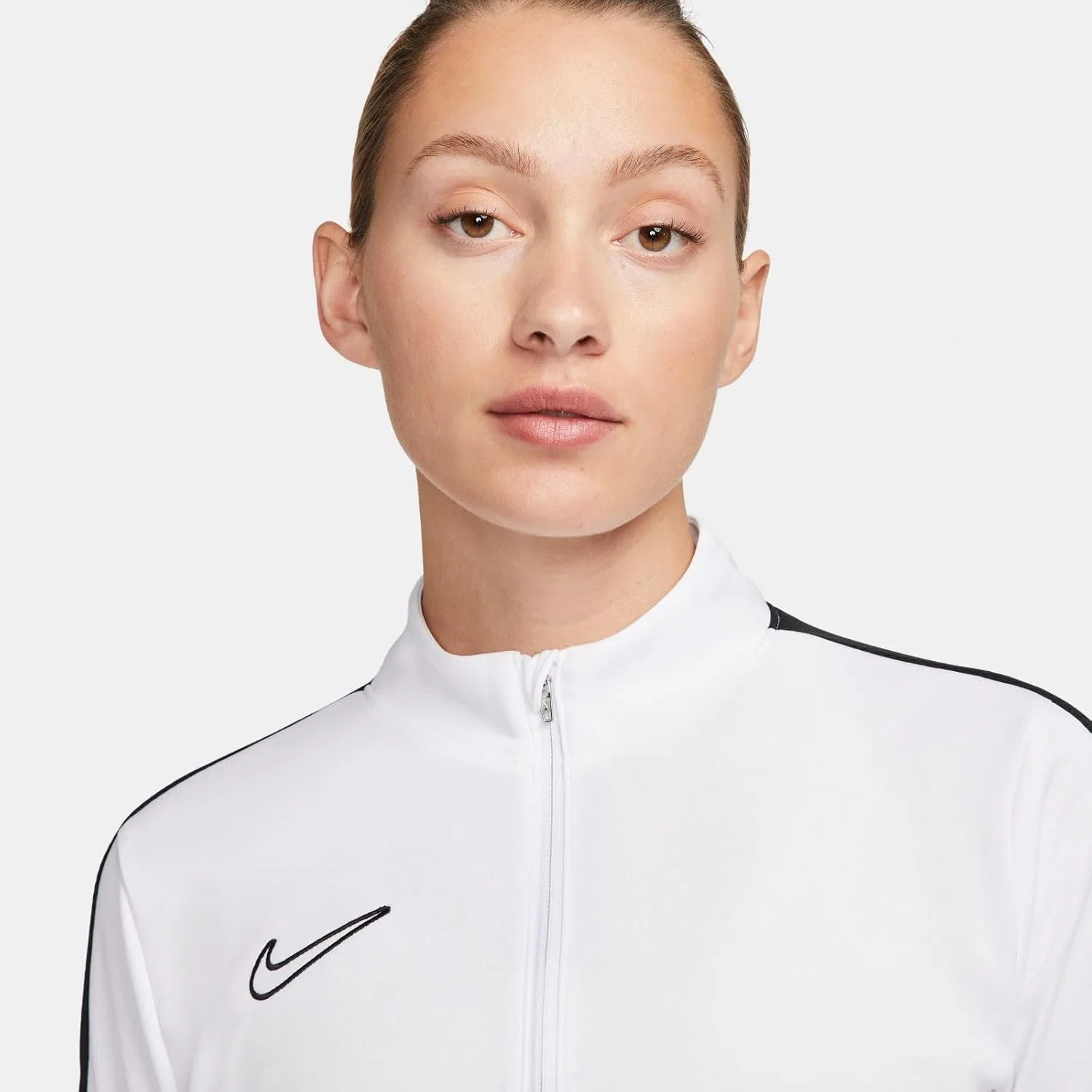 Футболка для тренировок Nike, женская, White/Black/Black — фото 4