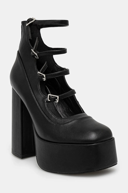 Босоножки Gurren Black Strappy на платформе Koi Footwear, черный