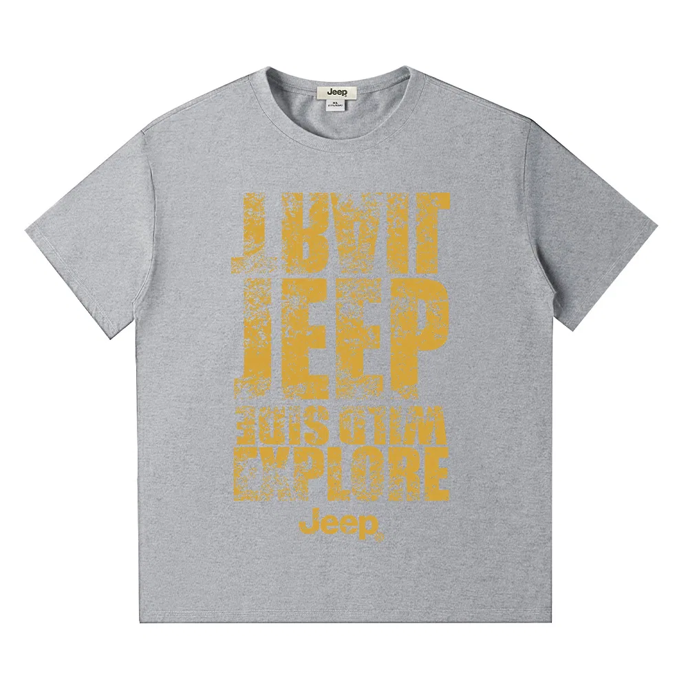 Детская футболка с принтом Jeep Leisure Collection, Цвет Whale Gray