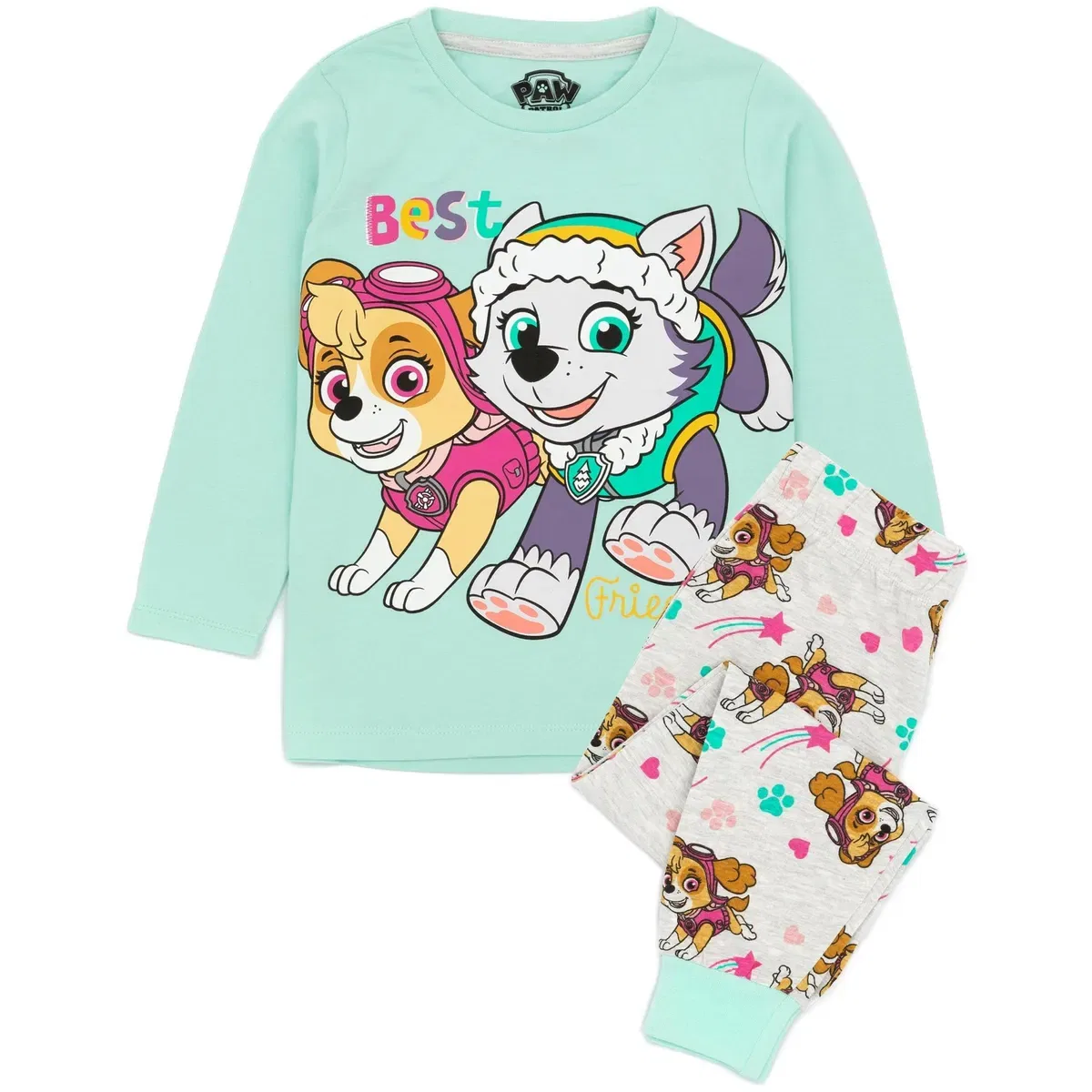 Детская пижама для девочек с длинным рукавом Skye & Everest Paw Patrol, Blue