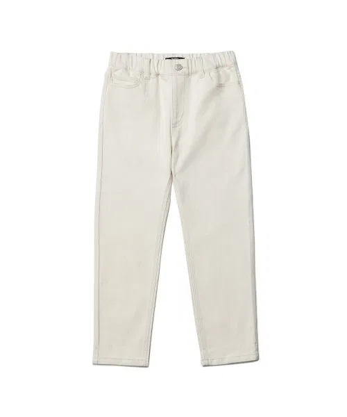 Детские джинсовые брюки-бананы с зауженным кроем MUSINSA STANDARD KIDS, Cream — фото 2