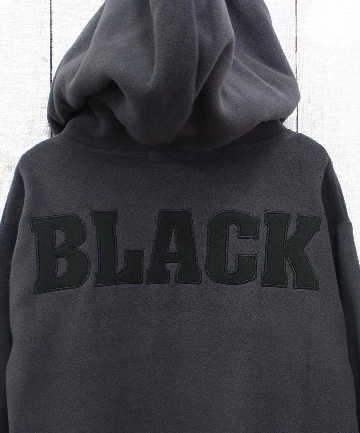 Детский флисовый худи с принтом ZI-ON, Charcoal Grey