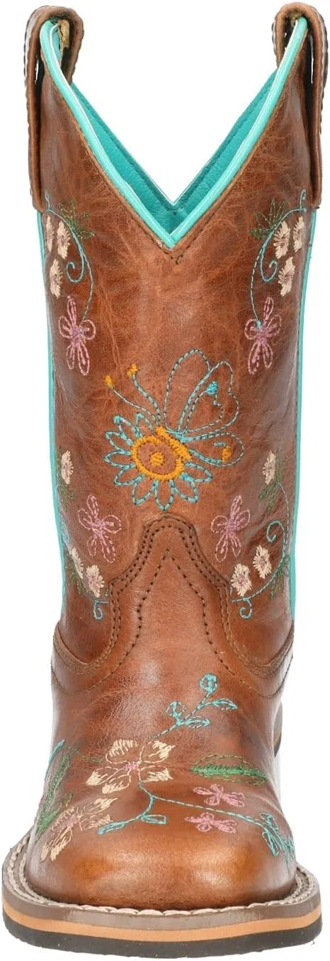 Детские ботинки для девочек Floralie Smoky Mountain Boots, Brown/Turquoise — фото 2