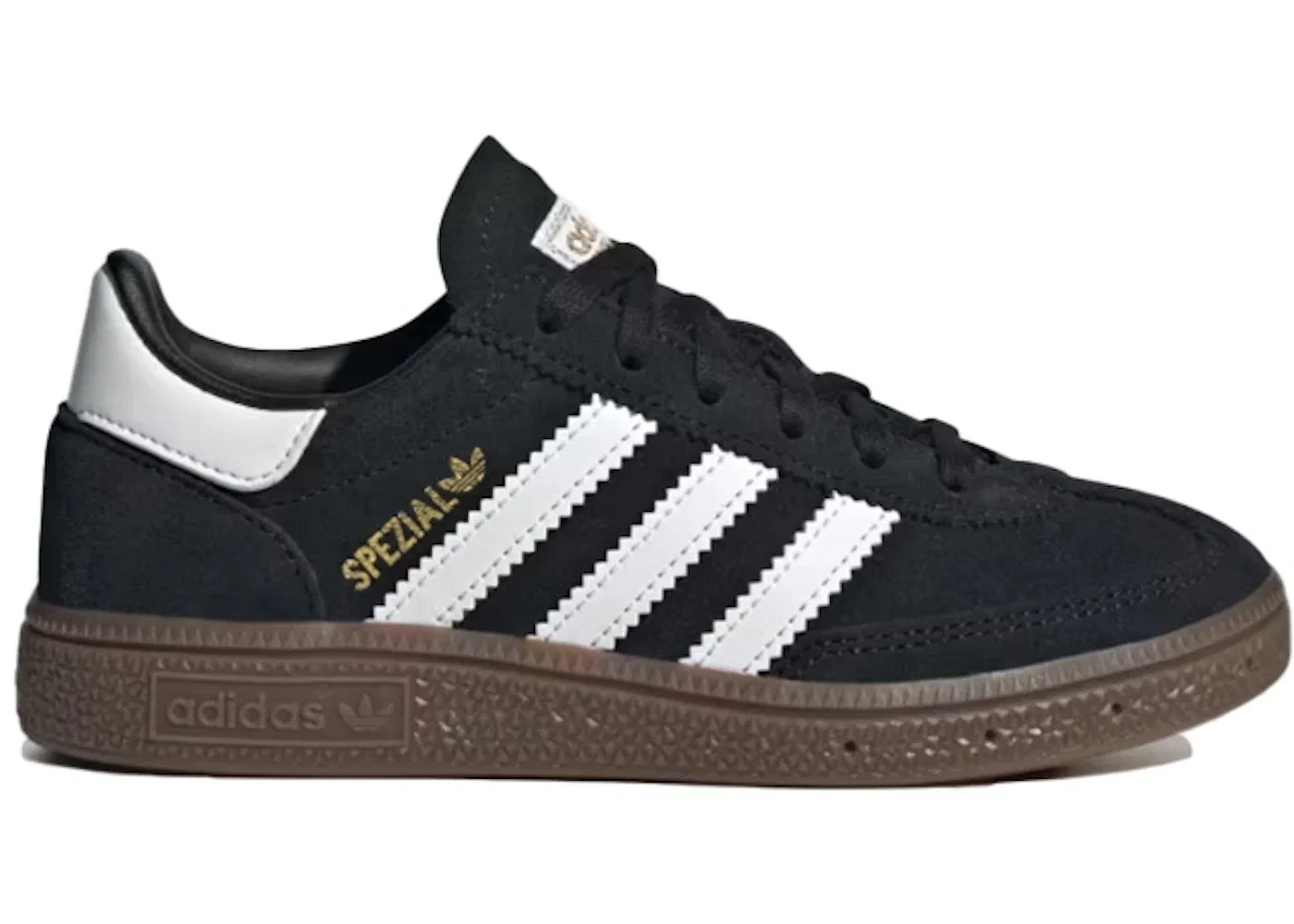Детские кроссовки Lifestyle с замшевым верхом Adidas Handball Spezial, Core Black/Cloud White/Gum