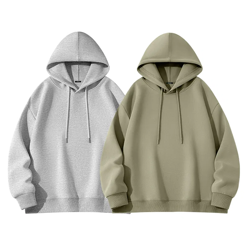 Детский свитшот с принтом комплект 2 шт MINISO, Heather Gray/Gray Pea Green