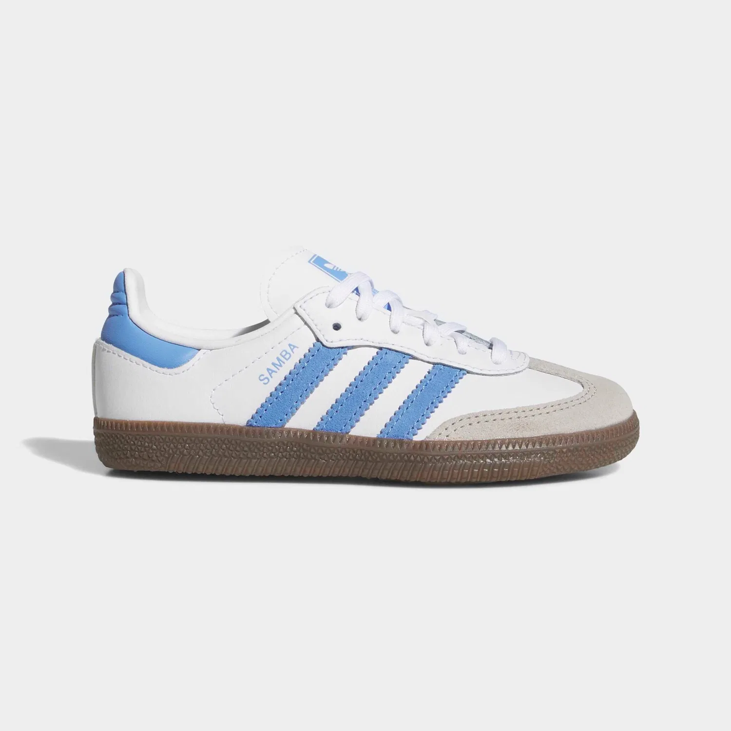 Детские кроссовки Samba OG Adidas Originals, Cloud White/Blue Fusion — фото 2
