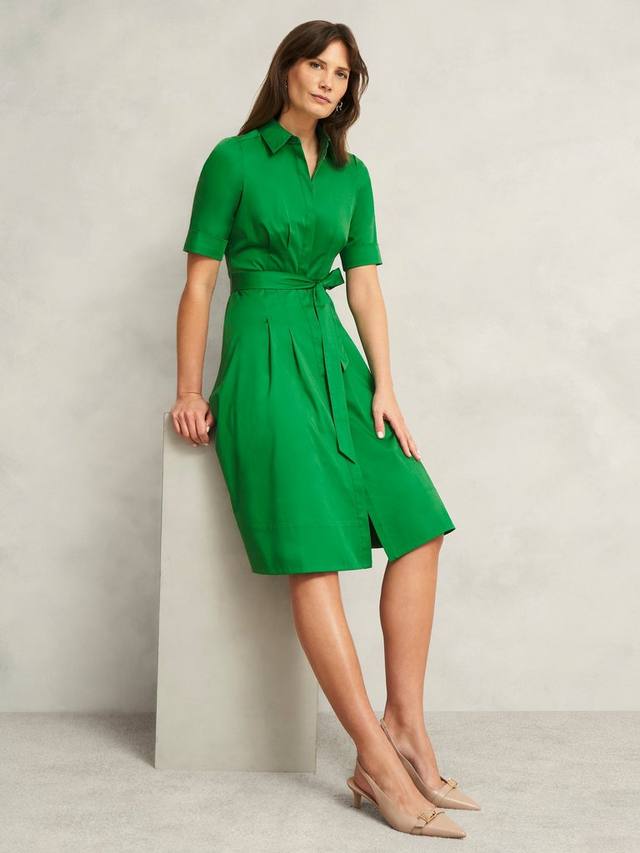 

Миниатюрное платье-рубашка brigitta Hobbs, цвет Lush Green