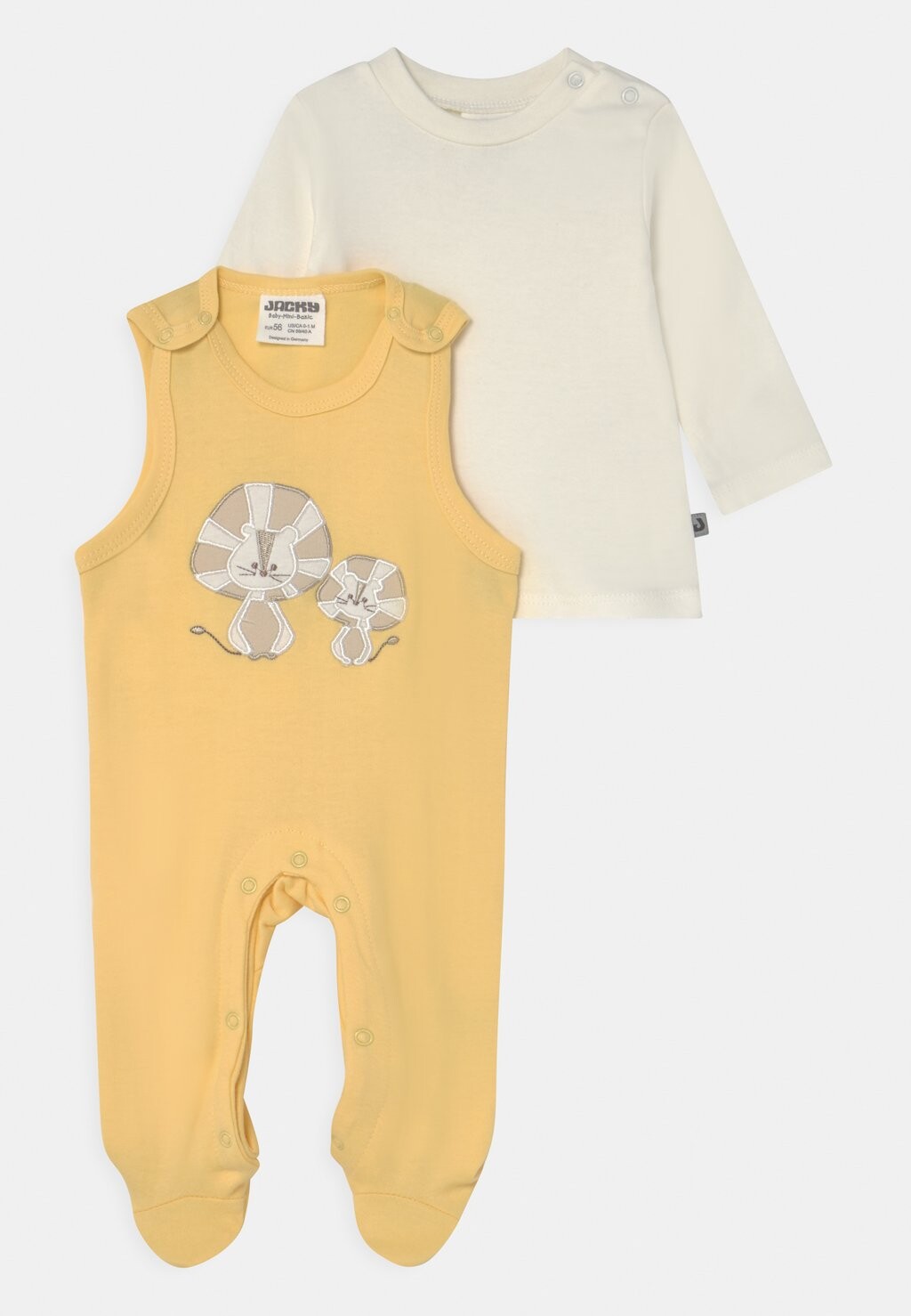 

Комбинезон ROMPER BASIC LINE SET UNISEX Jacky Baby, цвет hellgelb/weiß