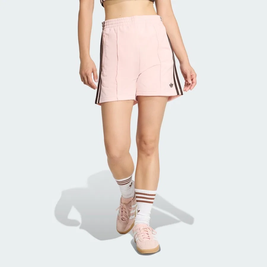 Шорты спортивные из трикотажа Firebird Classic adidas, Розовый