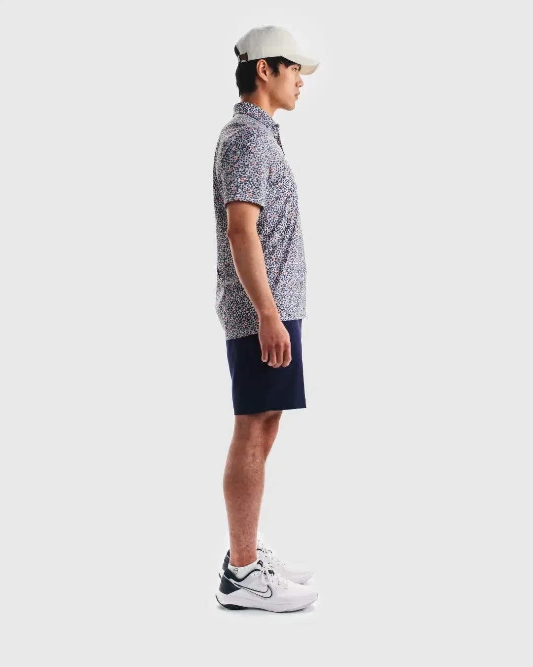 Мужское поло для гольфа с принтом Nike Tailored Performance College Navy — фото 2
