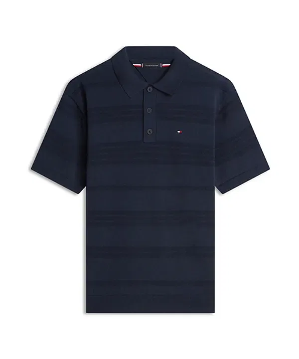 Полочная рубашка-поло из хлопковой смеси, Tommy Hilfiger — фото 2