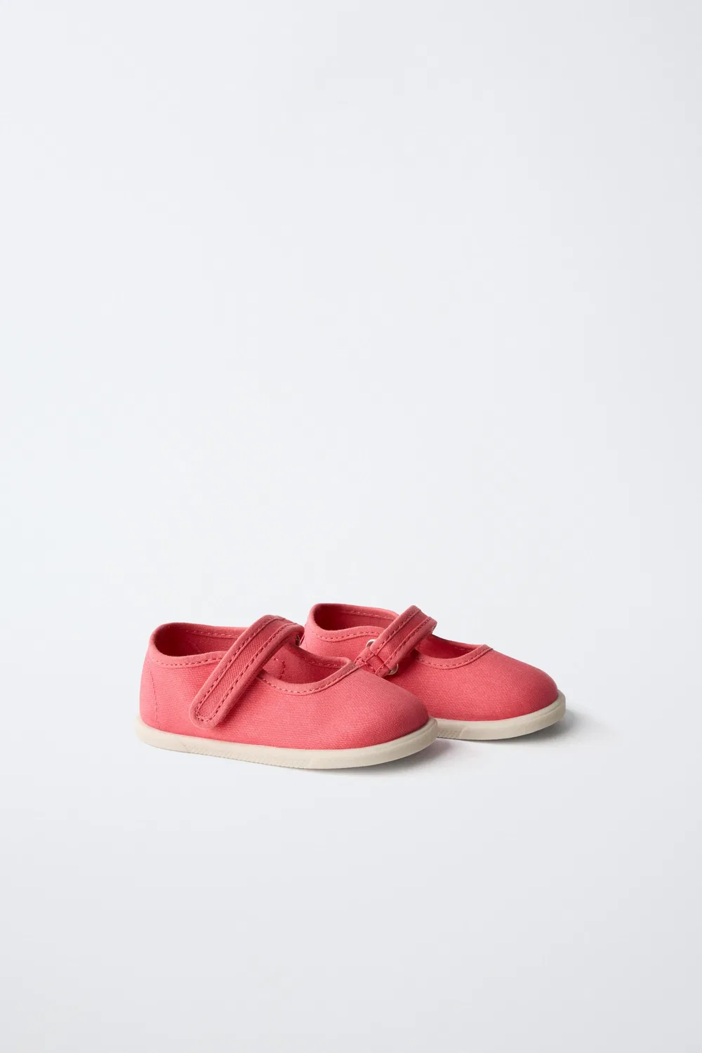 Хлопковые босоножки Мэри Джейн ZARA, Fuchsia — фото 2