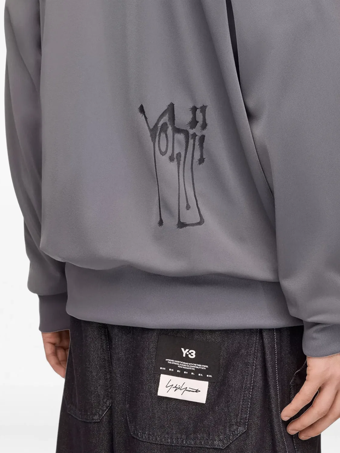 Олимпийка Chito Graphic серая Adidas, серый — фото 3