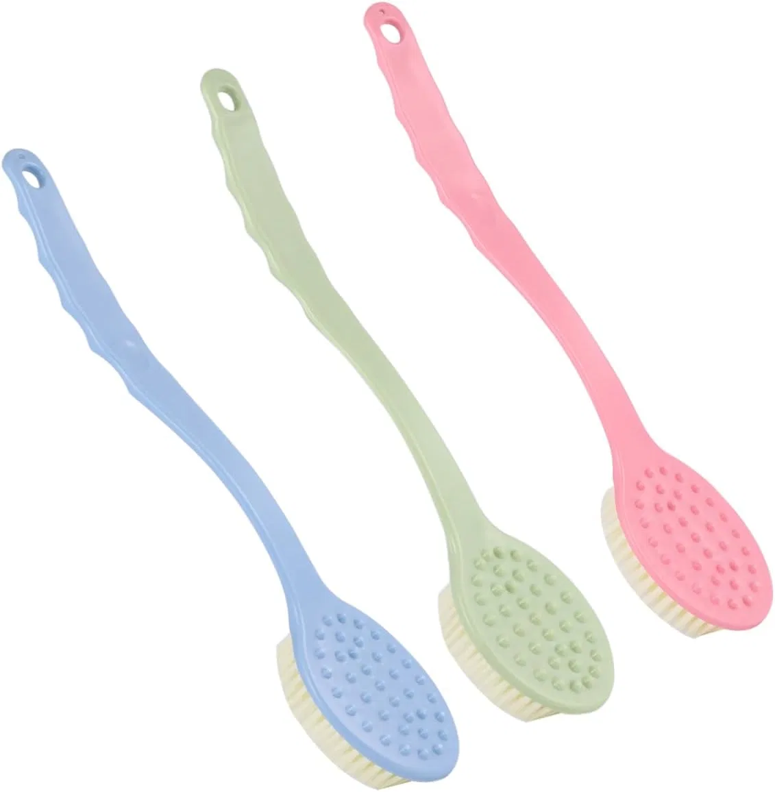 Телощетка с мягкой щетиной Minkissy, 3 штуки