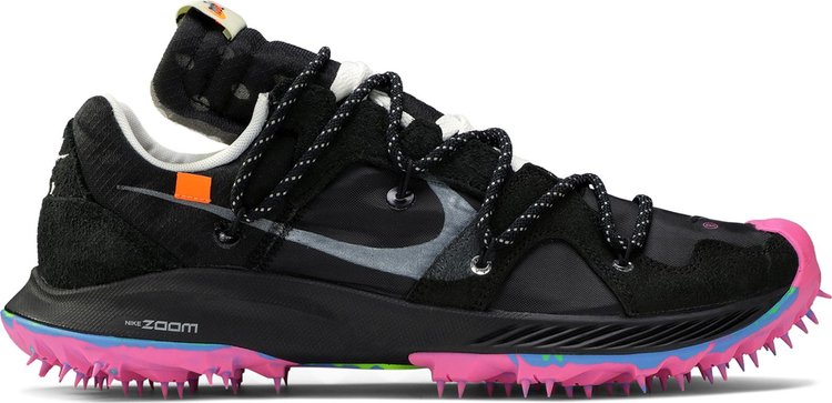 Кроссовки Nike Off-White x Wmns Air Zoom Terra Kiger 5 'Athlete in Progress - Black', черный - фото