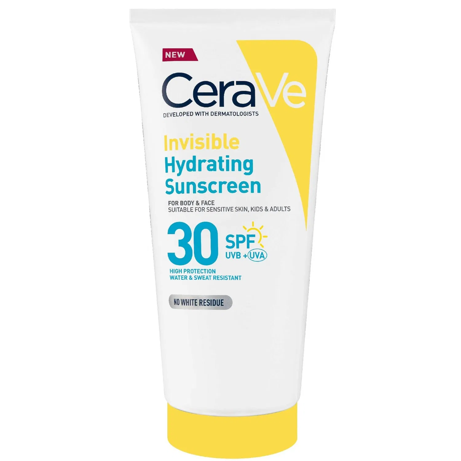 Солнцезащитный крем Invisible Hydrating Sunscreen SPF 30 CeraVe, 177 мл
