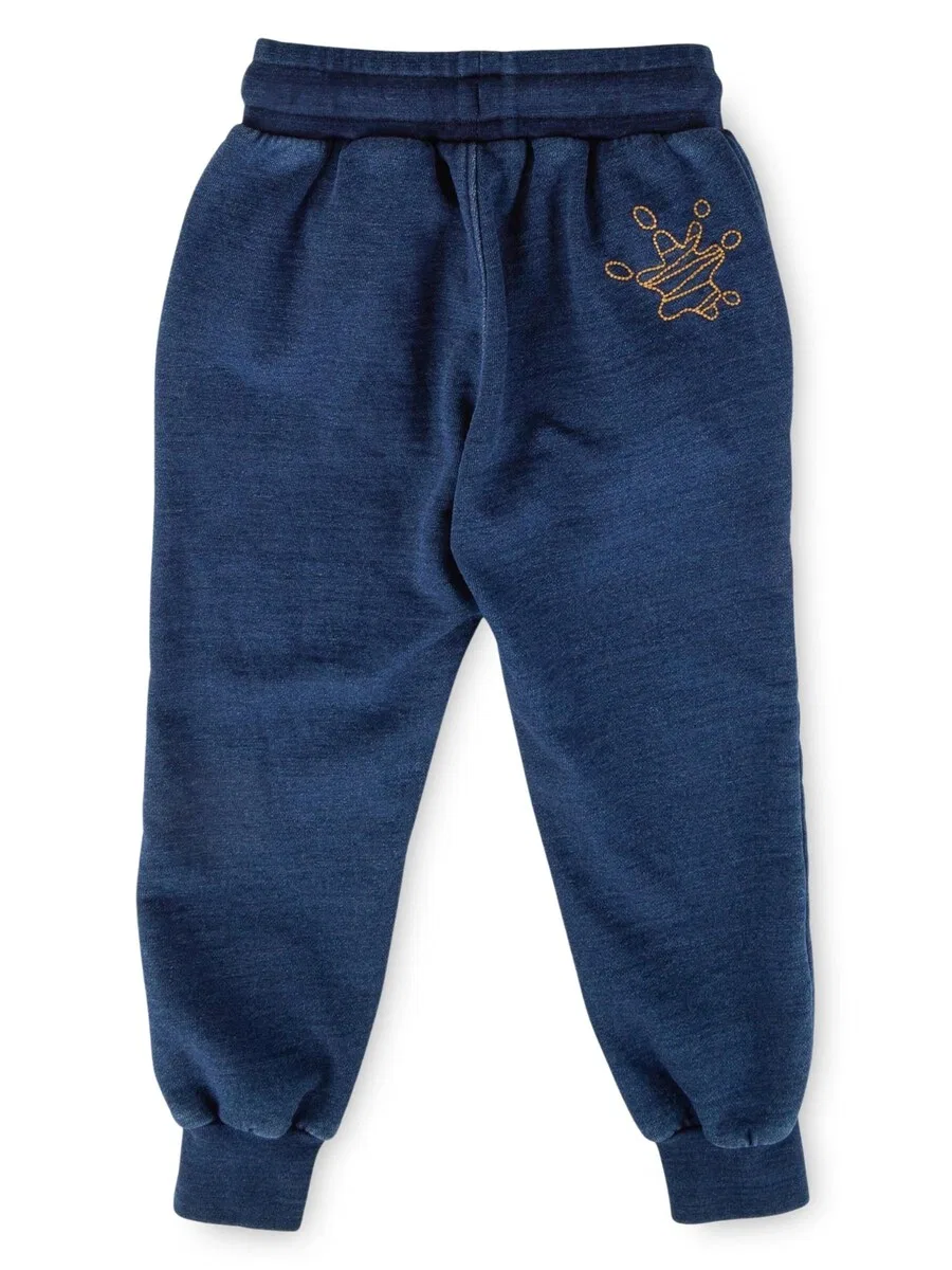 Штаны SIGIKID Regular Pants 'Sweathose' синего цвета — фото 4