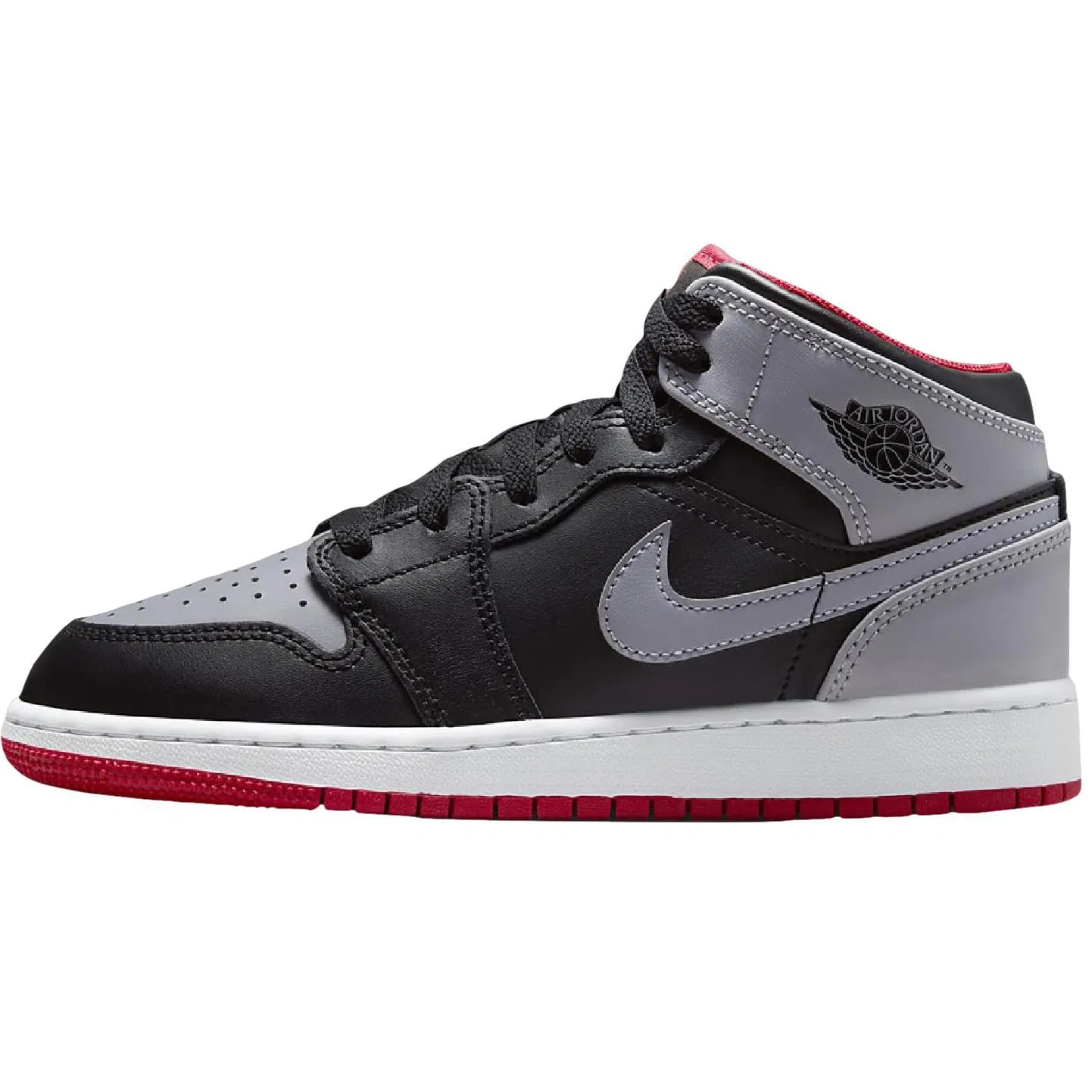 Мужская футболка с принтом NIKE Sportswear Club NIKE, Black Concrete Fire Grey Red White