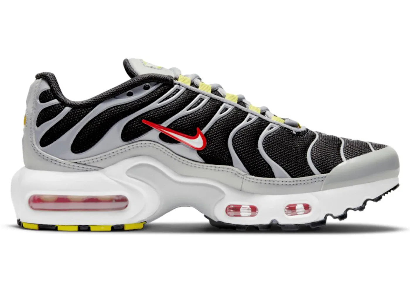 Детские кроссовки Lifestyle Nike Air Max Plus, Dark Smoke Grey/Light Smoke Grey/High Voltage/White