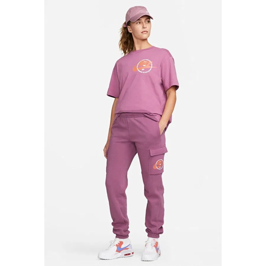 Спортивные брюки с флисом и карго-карманами Nike Sportswear Graphic Fleece Cargo, Фиолетовый