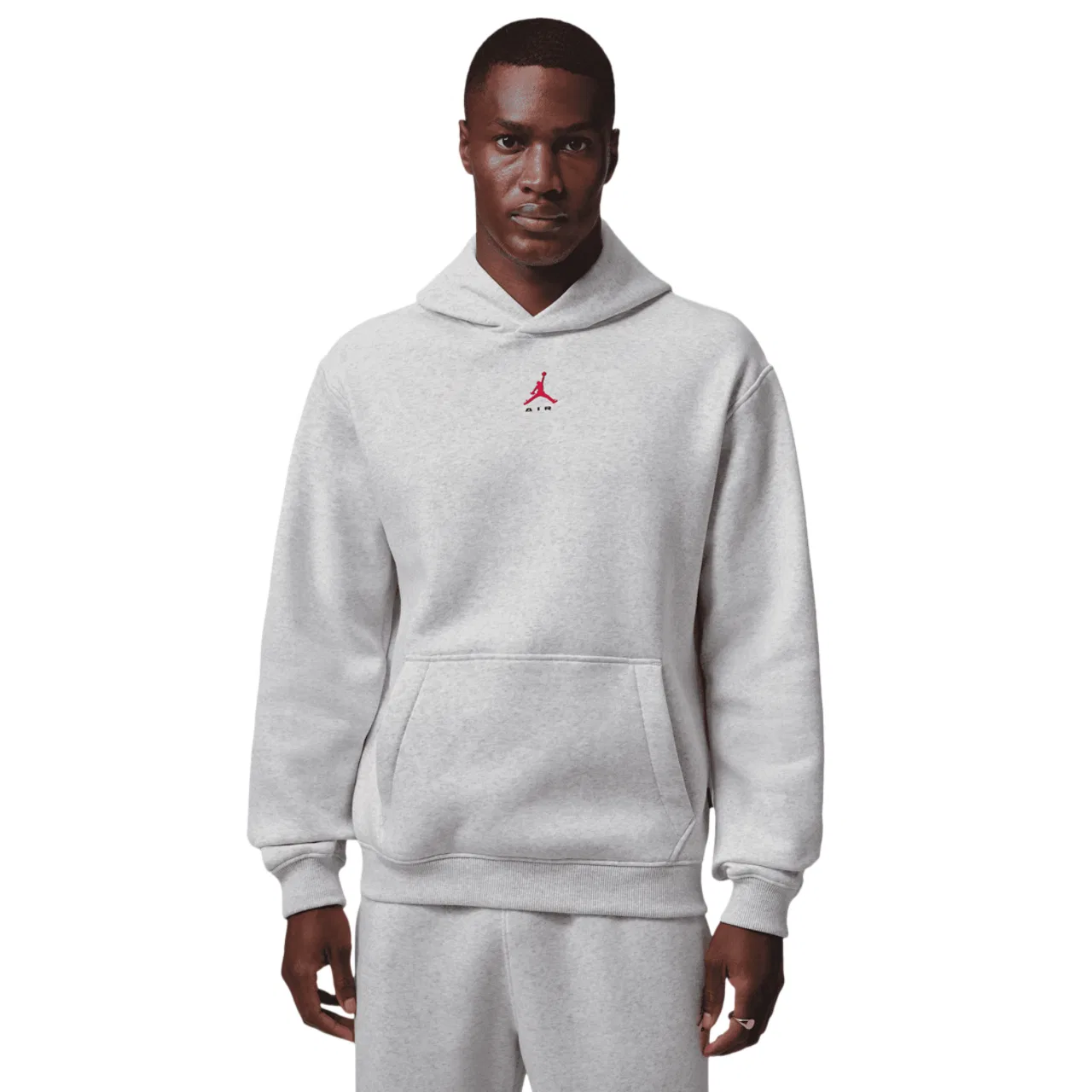 Мужской худи с капюшоном из футера с принтом Jordan Brooklyn Statement Fleece, Jordan, Gray