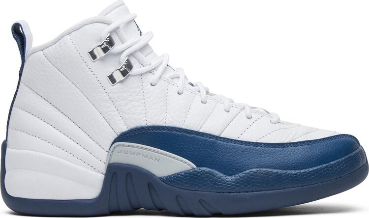 

Кроссовки Air Jordan 12 Retro BG French Blue 2016, белый, Белый;серый, Кроссовки Air Jordan 12 Retro BG French Blue 2016, белый