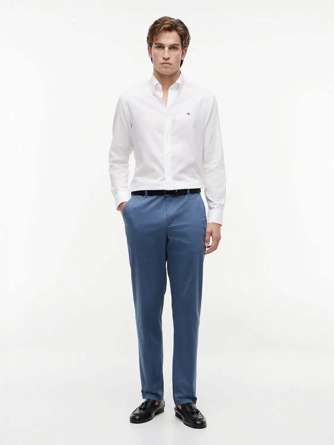 Обычные брюки-чиносы 'Дентон' Tommy Hilfiger, Light Blue — фото 3