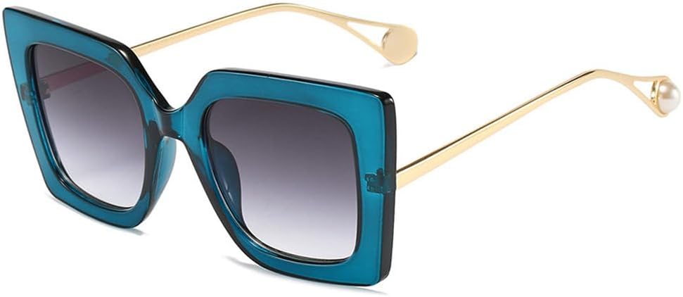 

Модные солнцезащитные очки «кошачий глаз» для женщин и мужчин, с градиентными линзами, металлической оправой, в стиле «бабочка», с защитой от УФ-излучения UV400 HYYZZC, C6