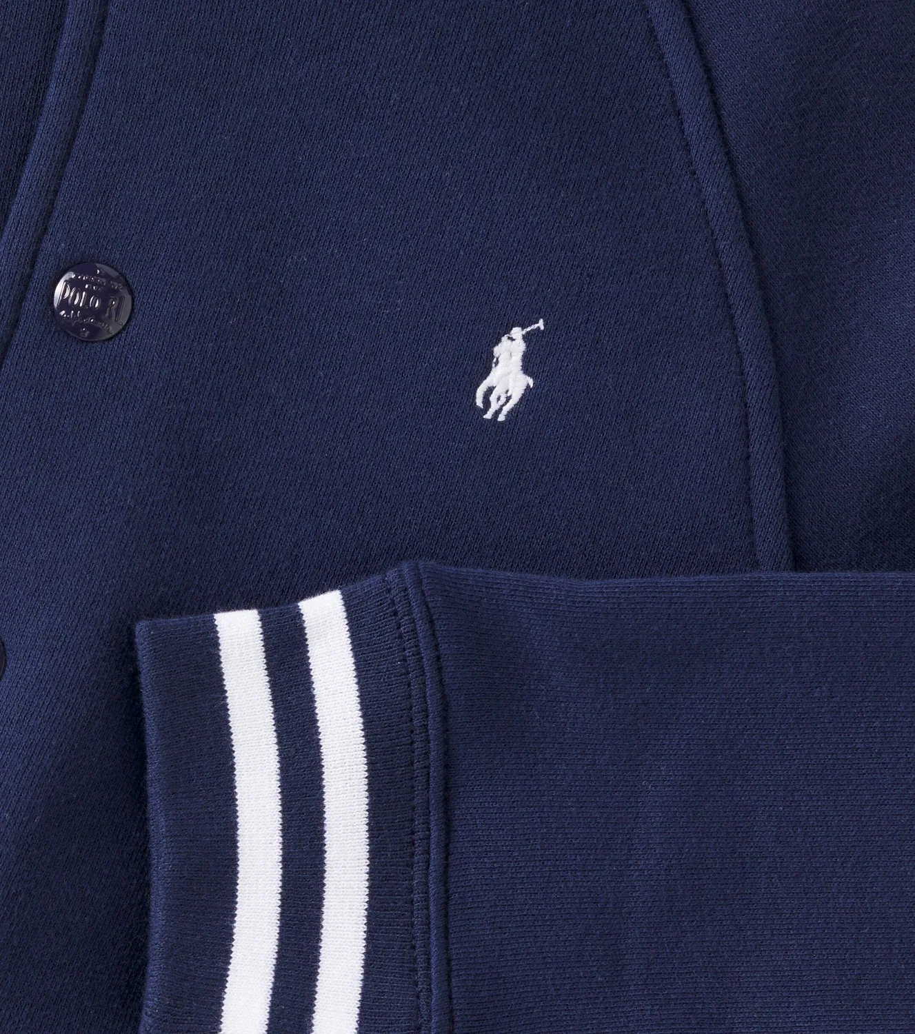 Куртка-бомбер хлопковая Polo Ralph Lauren Kids, синий — фото 2