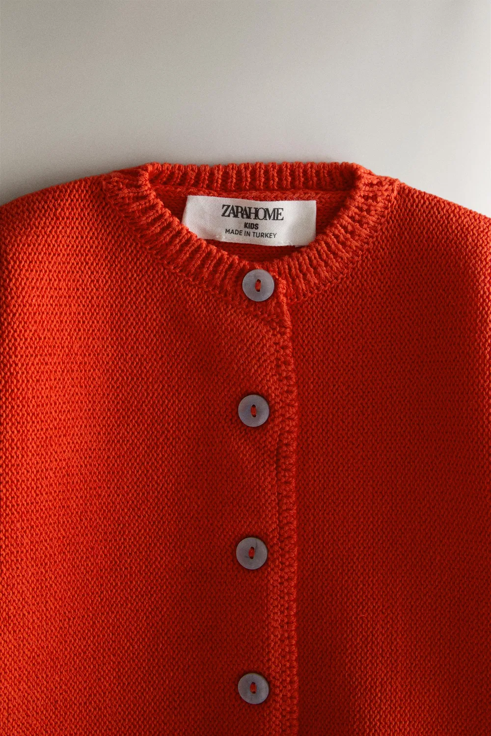 Хлопковая детская куртка ZARA, Red — фото 2