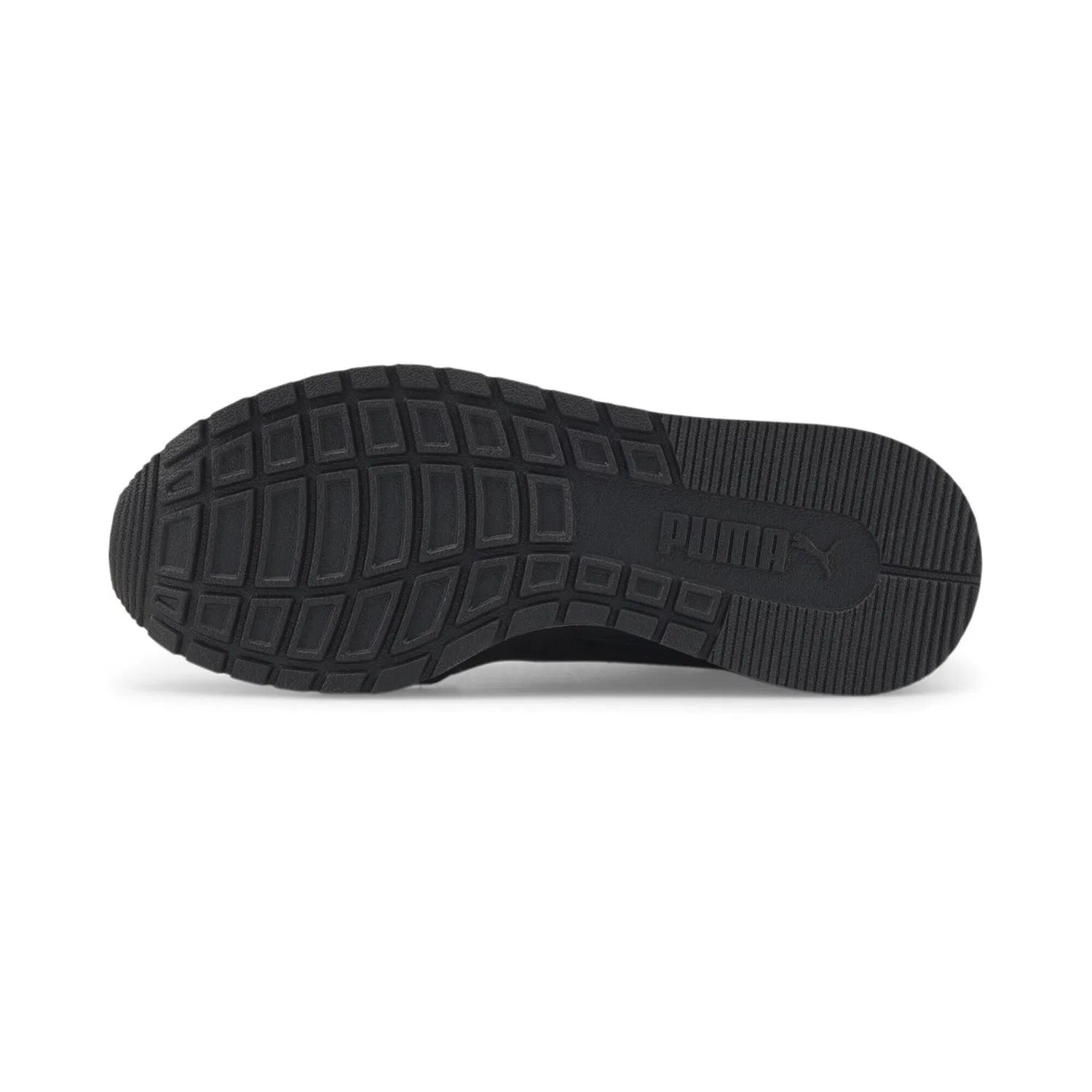 Детские кожаные кроссовки ST Runner v3 Puma, Schwarz — фото 4