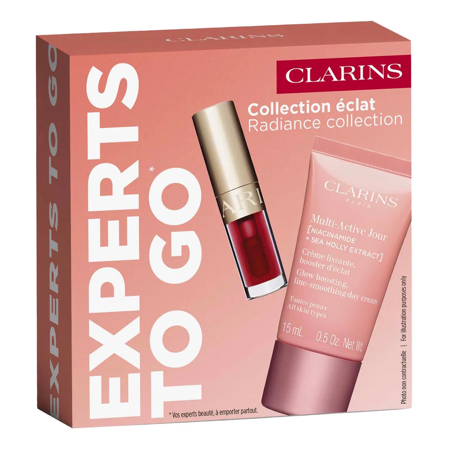 Набор для ухода за кожей с маслом для губ CLARINS, 17 мл — фото 4
