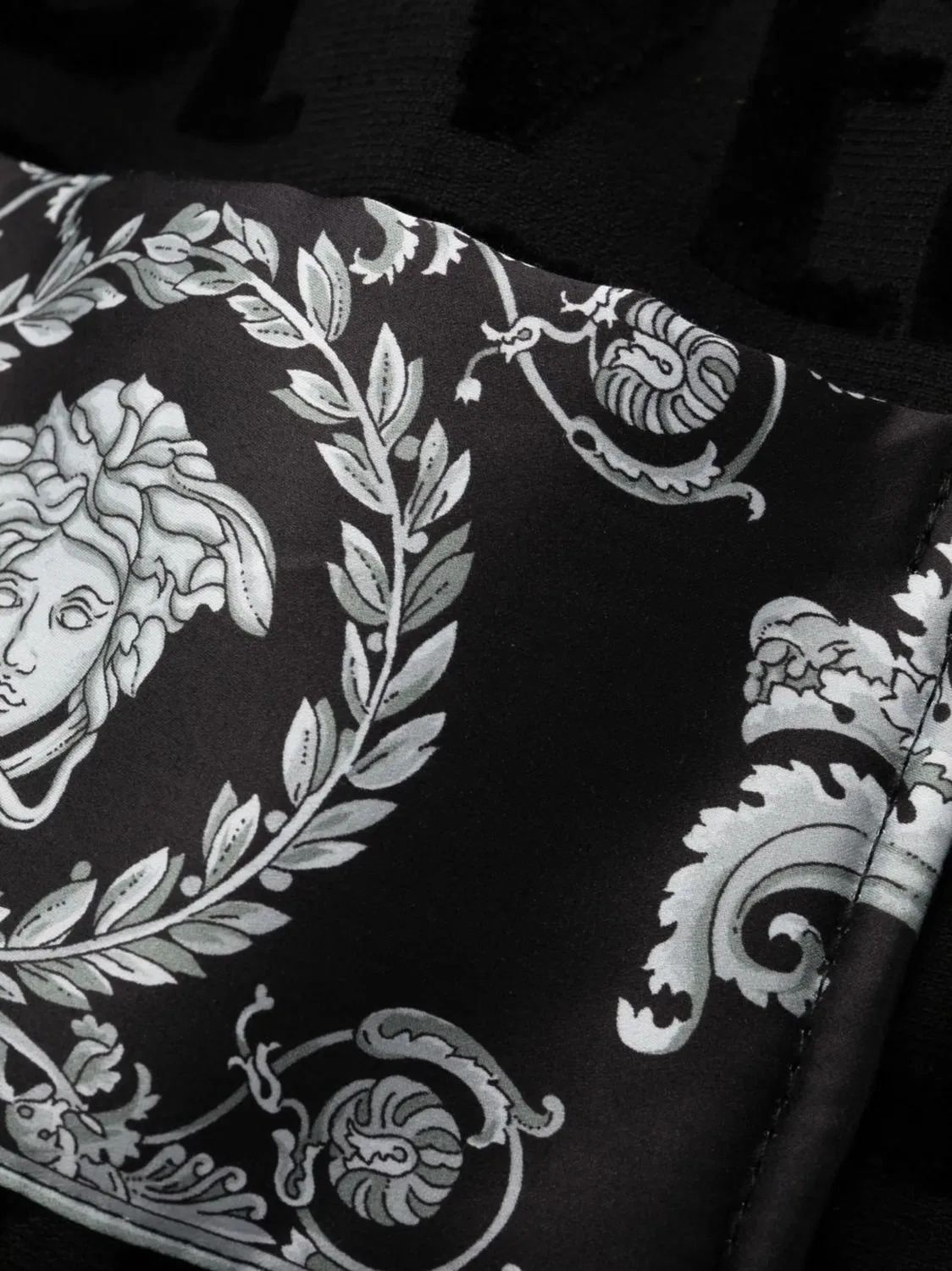 Versace Халат I Love Baroque Черный — фото 2